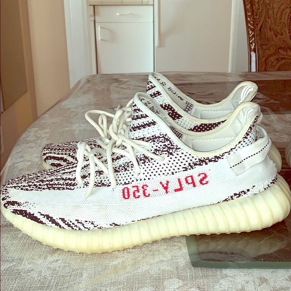 yeezy zebra print